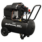 Sealey SAC5002 50L Oil Free V-Twin Direct Drive Air Compressor 3hp