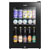 Baridi DH62 Beer & Drinks Fridge with LED Light, Black and Glass Door 60L