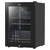 Baridi DH62 Beer & Drinks Fridge with LED Light, Black and Glass Door 60L