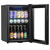 Baridi DH62 Beer & Drinks Fridge with LED Light, Black and Glass Door 60L