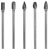 Sealey SDBK5XL Tungsten Carbide Rotary Burr Set Extra-Long 5pc