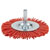 Sealey NFBC75 75mm Nylon Filament Circular Brush with 6mm Shaft