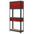 Sealey AP830R Shelving Unit 4-Tier with Cupboard & Drawer