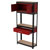 Sealey AP830R Shelving Unit 4-Tier with Cupboard & Drawer
