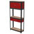 Sealey AP830R Shelving Unit 4-Tier with Cupboard & Drawer