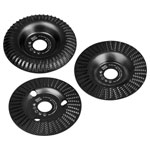 Sealey WCD1153 115mm Wood Carving Disc 22mm Bore - Pack of 3