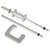 Sealey VS3817 Slide Hammer & G-Hook Set 3pc
