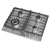 Baridi DH225 Gas Hob with 4 Cooking Zones 60cm - Stainless Steel