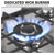 Baridi DH225 Gas Hob with 4 Cooking Zones 60cm - Stainless Steel
