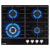 Baridi DH226 Gas Hob with 4 Cooking Zones 60cm - Black