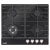 Baridi DH226 Gas Hob with 4 Cooking Zones 60cm - Black