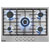 Baridi DH227 Gas Hob with 5 Cooking Zones 70cm - Stainless Steel
