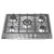 Baridi DH227 Gas Hob with 5 Cooking Zones 70cm - Stainless Steel