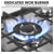Baridi DH227 Gas Hob with 5 Cooking Zones 70cm - Stainless Steel