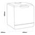 Baridi DH224A 2-4 Place Settings Mini Portable Tabletop Dishwasher