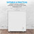 Baridi DH120 Freestanding Chest Freezer 142L Capacity - White