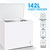 Baridi DH120 Freestanding Chest Freezer 142L Capacity - White