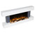 Baridi DH112 Wall Mounting Electric Fireplace with LED Flame Effect 52 - Grey