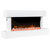 Baridi DH113 Wall Mounting Electric Fireplace with LED Flame Effect 46 - White