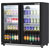 Baridi DH272 Hinged Double Door, Back Bar Drinks Fridge/Cooler, 190L