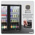 Baridi DH272 Hinged Double Door, Back Bar Drinks Fridge/Cooler, 190L