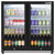 Baridi DH272 Hinged Double Door, Back Bar Drinks Fridge/Cooler, 190L