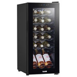 Baridi DH6 18 Bottle Wine Fridge & Cooler - Black