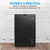 Baridi DH153 Freestanding Chest Freezer 99L Capacity - Black