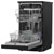 Baridi DH267 Slimline Freestanding Dishwasher 45cm Wide  - Black