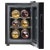 Baridi DH217 6 Bottle Tabletop Wine Fridge & Cooler