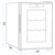 Baridi DH217 6 Bottle Tabletop Wine Fridge & Cooler