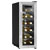 Baridi DH74 12 Bottle Wine Fridge & Cooler - Stainless Steel