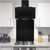 Baridi DH194 Splashback for Cooker Hoods 60 x 75cm - Black