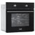 Baridi DH124 Integrated Fan-Assisted Electric Oven 60cm 55L Capacity - Black