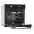 Baridi DH124 Integrated Fan-Assisted Electric Oven 60cm 55L Capacity - Black