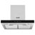 Baridi DH130 T-Shape Chimney Cooker Hood Carbon Filters 60cm - Stainless Steel