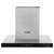 Baridi DH130 T-Shape Chimney Cooker Hood Carbon Filters 60cm - Stainless Steel