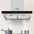 Baridi DH130 T-Shape Chimney Cooker Hood Carbon Filters 60cm - Stainless Steel
