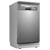 Baridi DH166 Slimline Freestanding Dishwasher 45cm Wide - Silver