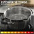 Baridi DH176 Integrated Induction Hob with 4 Cooking Zones 60cm 6800W Output