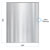 Baridi DH193 Splashback for Cooker Hoods 60 x 75cm - Stainless Steel