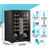 Baridi DH97 24 Bottle Dual Zone Wine Fridge & Cooler