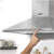 Baridi DH126 Cooker Hood with Carbon Filters 60cm - Stainless Steel