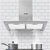 Baridi DH126 Cooker Hood with Carbon Filters 60cm - Stainless Steel