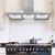 Baridi DH127 Cooker Hood with Carbon Filters 90cm - Stainless Steel