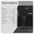Baridi DH172 Dual Zone Air Fryer with 8 Preset Functions