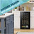 Baridi DH10 28 Bottle Tabletop Wine Fridge & Cooler