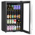 Baridi DH31 Wine, Beer & Drinks Fridge 85L Capacity - Stainless Steel