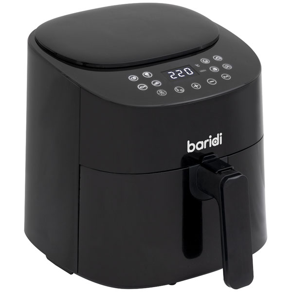 Baridi DH60 Single Zone Air Fryer with 8 Preset Functions 3.5L Cap...