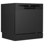 Baridi DH88 Tabletop Dishwasher 8 Place Settings 8L Capacity Black